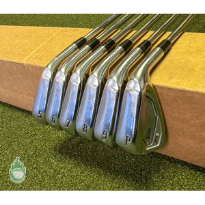 Used RH Srixon ZX5 MK II Forged Irons 5-PW KBS Tour Lite Stiff Steel Golf Set