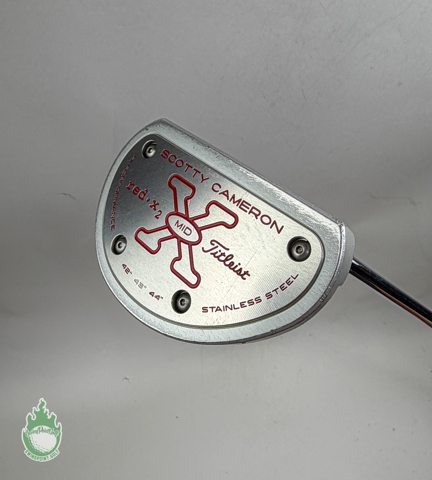 Used Right Handed Scotty Cameron Red X2 Mid 38" Putter Steel Golf Club