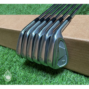 Used TaylorMade P-7CB Forged Irons 5-PW KBS $-Taper Stiff Flex Steel Golf Set