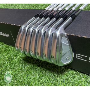 New 2024 TaylorMade P-7CB Forged Irons 4-PW MID 115g S300 Stiff Steel Golf Set