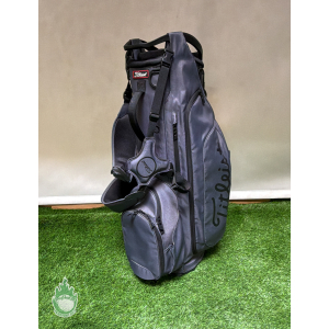 Titleist Golf Cart/Carry Stand Bag 5 Hybrid 5-Way Divided Grey W/ Dual Straps