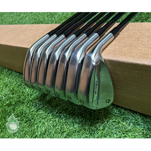 Used RH 2025 TaylorMade P-790 Irons 5-PW/AW 65g Regular Flex Graphite Golf Set