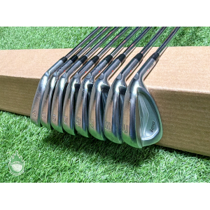 Used RH Ping Red Dot i210 Irons 4-PW/UW Modus3 Tour 105g Regular Steel Golf Set