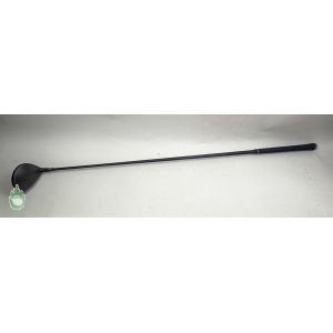 Black TaylorMade Qi4D 5 fairway wood golf club shown full length on a light background.