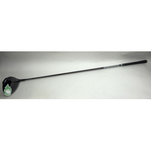 Right-handed black Titleist TSR2 driver shown full length with graphite shaft and black grip on a light gray background.