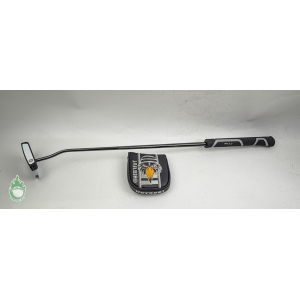 Odyssey Jailbird 380 right‑handed putter with black PH3.0 grip and matching Jailbird headcover on a white background.