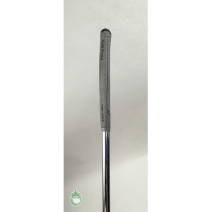 Grey Golf Pride PRO ONLY textured putter grip on a chrome steel shaft.