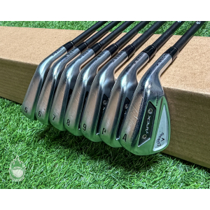 Used Callaway APEX Ai300 Forged Irons 5-PW/AW MMT 60g Senior Graphite Golf Set