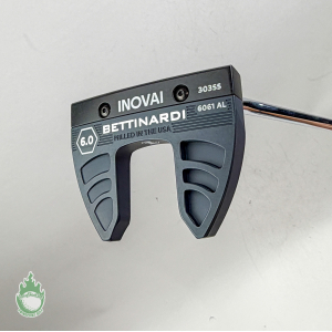 Used RH Bettinardi INOVAI 6.0 303SS 6061 AL 34" Milled Putter Steel Golf Club