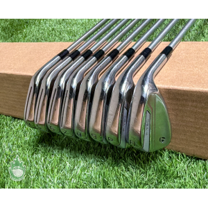 Used RH 2019 TaylorMade P-790 Irons 4-PW/AW C-Taper 105g Regular Steel Golf Set