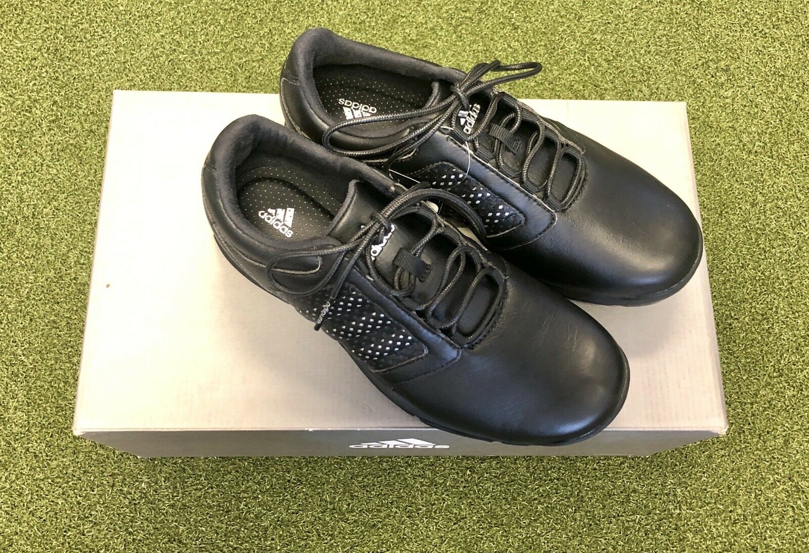 New Adidas W Adipure Sport Women's Golf Shoe Size 5M Black