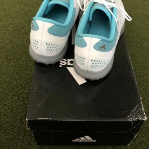 Brand New Adidas W Adipure Sport Women's Golf Shoe Size 9.5M White/Blue/Silver