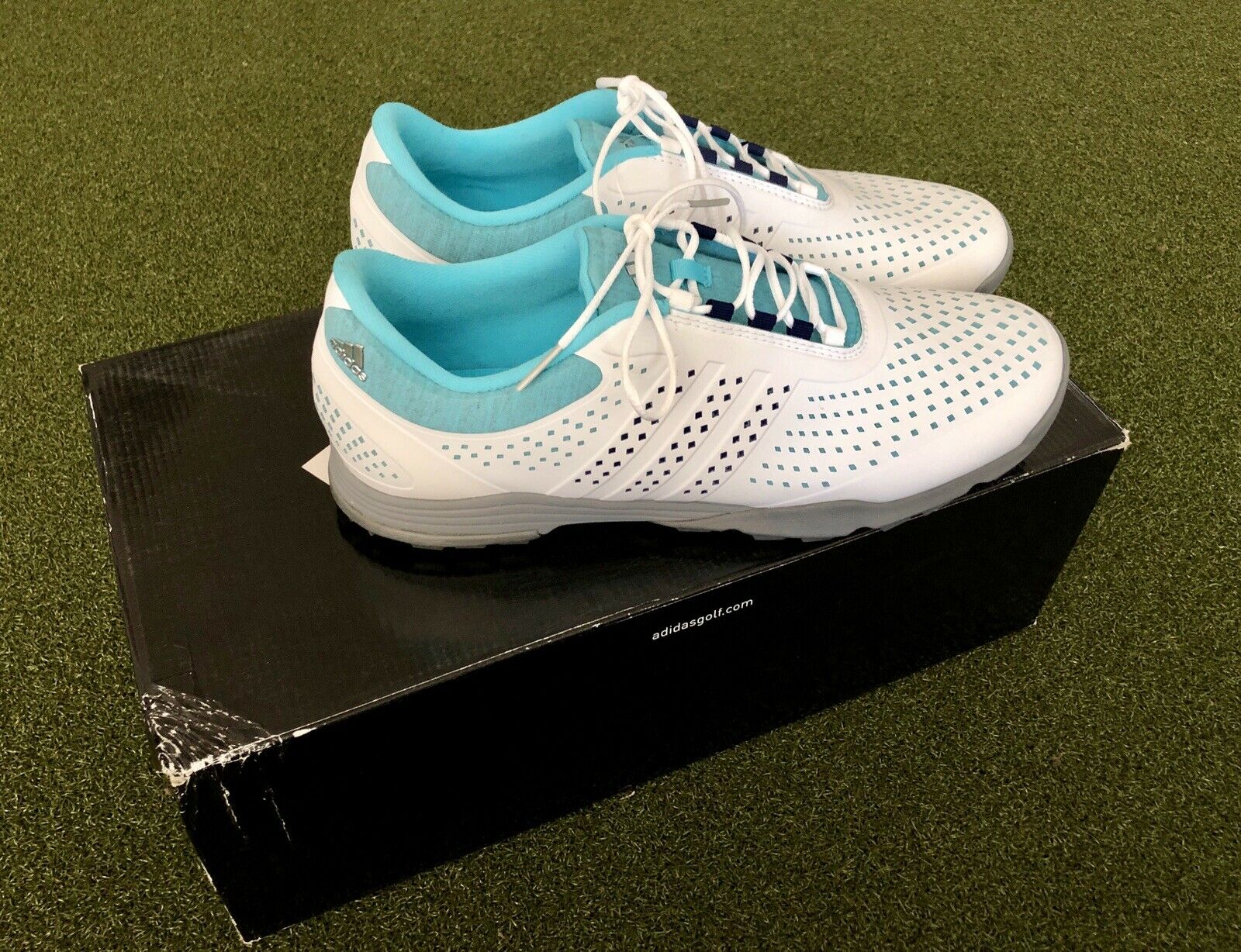 Brand New Adidas W Adipure Sport Women's Golf Shoe Size White