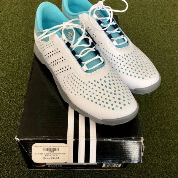 adidas gazelle silver green womens Adidas Adipure DC2 White Womens Golf Shoes main image 1