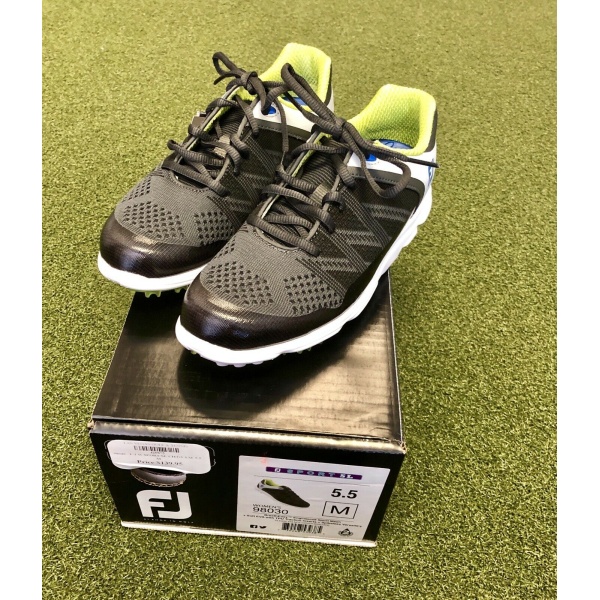 Brand-New-In-Box-FootJoy-Sport-SL-Womens-Golf-Shoe-Size-55M-BlackGreyLime-192873308550