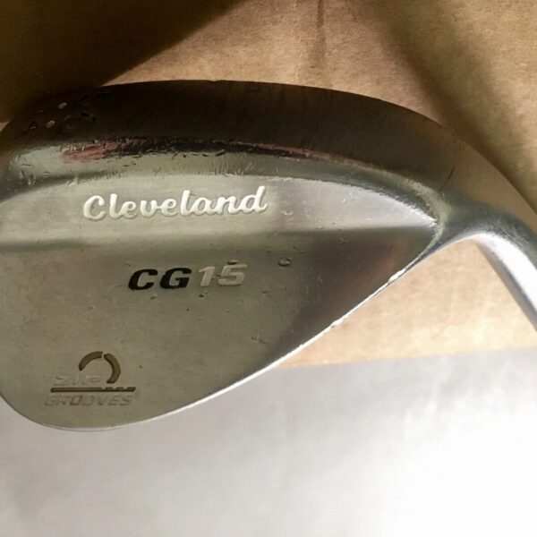 Cleveland CG15 Zip Grooves Satin Chrome Wedge 56*-14 Wedge Flex Steel Golf Club
