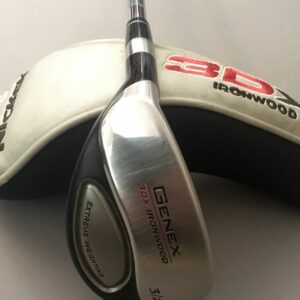 Left Handed Nickent Genex 3DX Ironwood 3 Hybrid 20* Uniflex Steel Golf Club