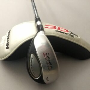 Left Handed Nickent Genex 3DX Ironwood 3 Hybrid 20* Uniflex Steel Golf Club