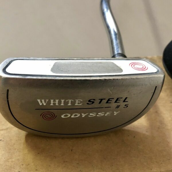 Odyssey White Steel #5 35.5″ Putter Steel Golf Club – SwingPoint Golf®