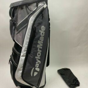 TaylorMade San Clemente Cart Carry Golf Bag - White/Black/Gray Ships Free