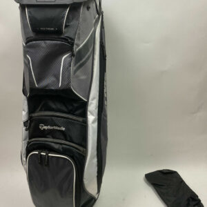 TaylorMade San Clemente Cart Carry Golf Bag - White/Black/Gray Ships Free