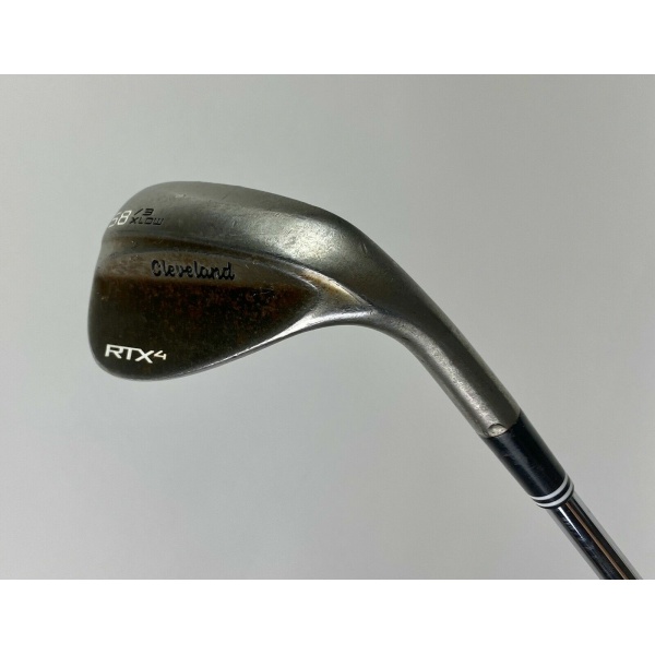 Used Cleveland RTX-4 X Low Grind Tour Raw Wedge 58*-3 S300 Stiff Steel Golf