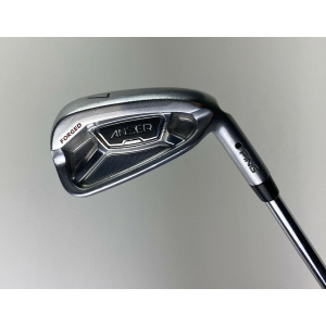 Used RH Ping Black Dot Anser Forged 7 Iron N.S. Pro Regular Flex Steel Golf Club