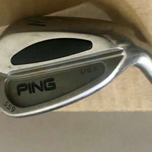 Used RH Ping Brown Dot S59 Pitching Wedge Cushin Stiff Flex Steel Golf Club