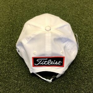 2019 Titleist Tour Performance Adjustable Hat Golf White w/ Black Lettering