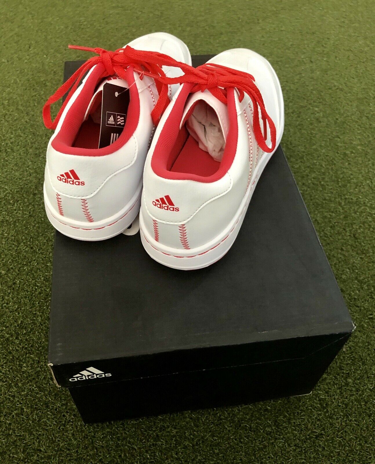 New Adidas JR adicross V Junior's Spikeless Golf Shoe Size
