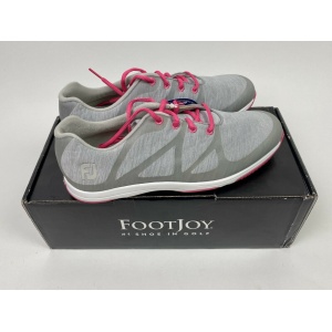 Brand New In Box FootJoy Leisure Women's Spikeless Golf Shoe Size 10 Grey/Pink