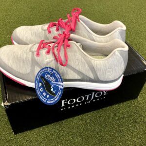 Brand New In Box FootJoy Leisure Women's Spikeless Golf Shoe Size 9.5M Grey/Pink