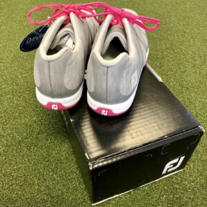 Brand New In Box FootJoy Leisure Women's Spikeless Golf Shoe Size 9.5M Grey/Pink