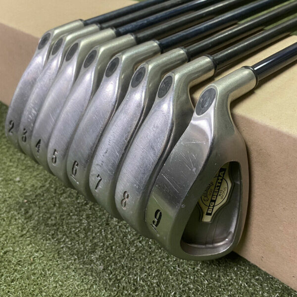 Callaway Big Bertha X-12 Iron Set 2-9 RCH 96/99 Firm Flex Shaft Graphite