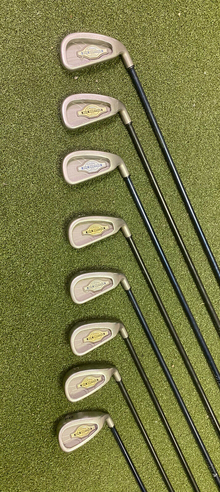 Callaway Big Bertha X-12 Iron Set 2-9 RCH 96/99 Firm Flex