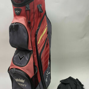 Callaway CHEV ORG 14 Golf Cart Carry Stand Bag - Red/Gray/Black