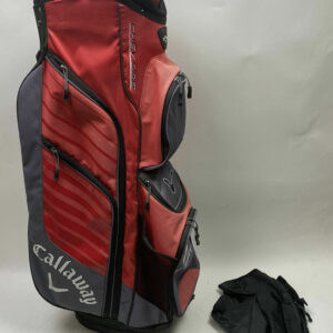 Callaway CHEV ORG 14 Golf Cart Carry Stand Bag - Red/Gray/Black