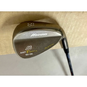 Mizuno MP-T Series Black Ni Forged Wedge 53*-08 Rifle Stiff Flex Steel Golf