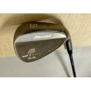 Mizuno MP-T Series Black Ni Forged Wedge 53*-08 Rifle Stiff Flex Steel Golf