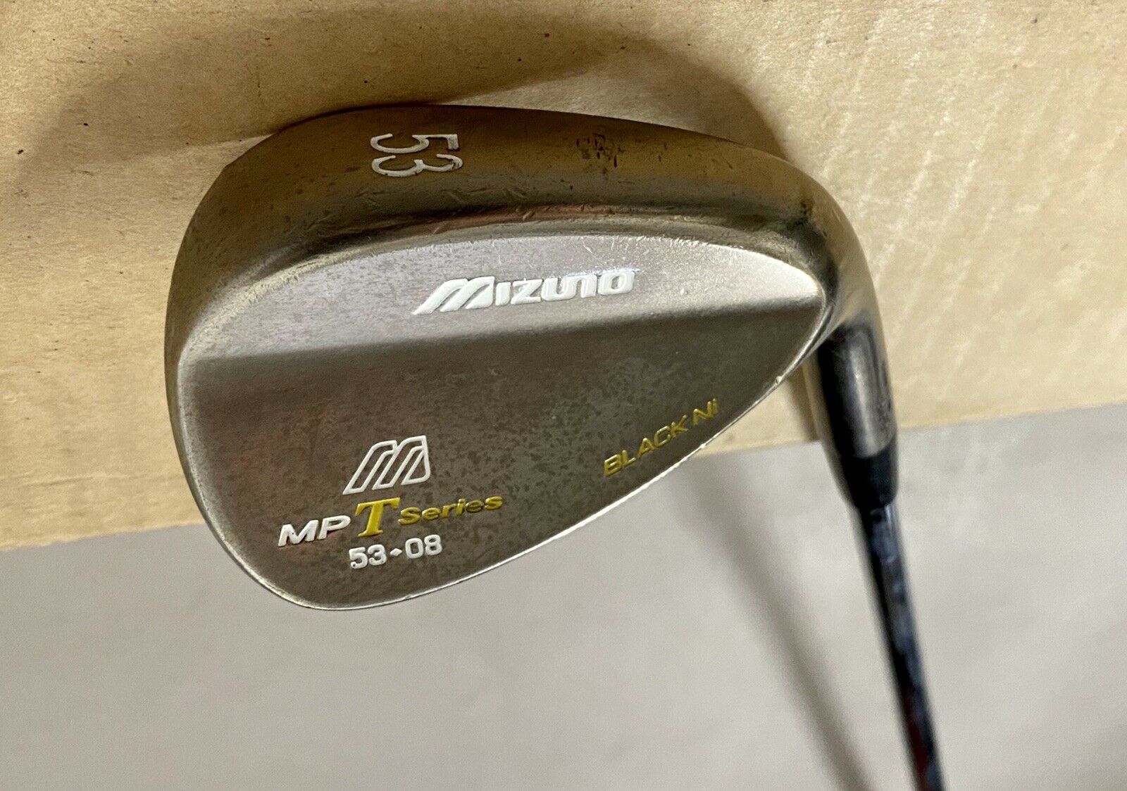 Mizuno MP-T Series Black Ni Forged Wedge 53*-08 Rifle Stiff Flex