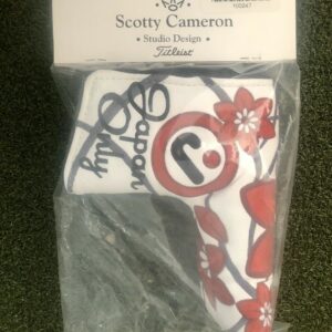 New Scotty Cameron Japan Only Cherry Blossom/Cardinal Putter Headcover Very Rare