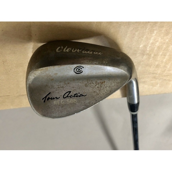 Tour Grind Cleveland Tour Action REG 588 60* Tour Issue X-Stiff Flex Steel Golf