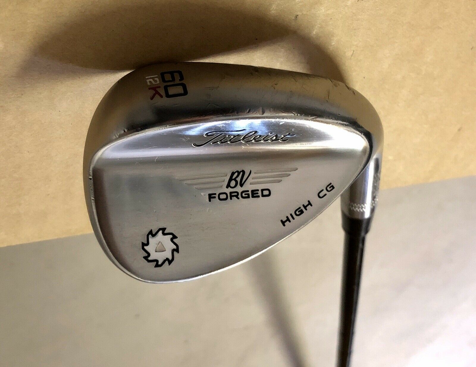 Tour Issued Titleist Vokey Design High CG K Wedge 60*-12 Stiff