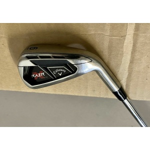 Used Right Handed Callaway RAZR X Tour 6 Iron S300 Stiff Flex Steel Golf Club