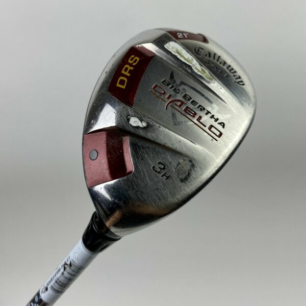 Callaway Big Bertha Diablo 3 Hybrid 3H 21° Rescue Uniflex Steel Shaft Ships Free