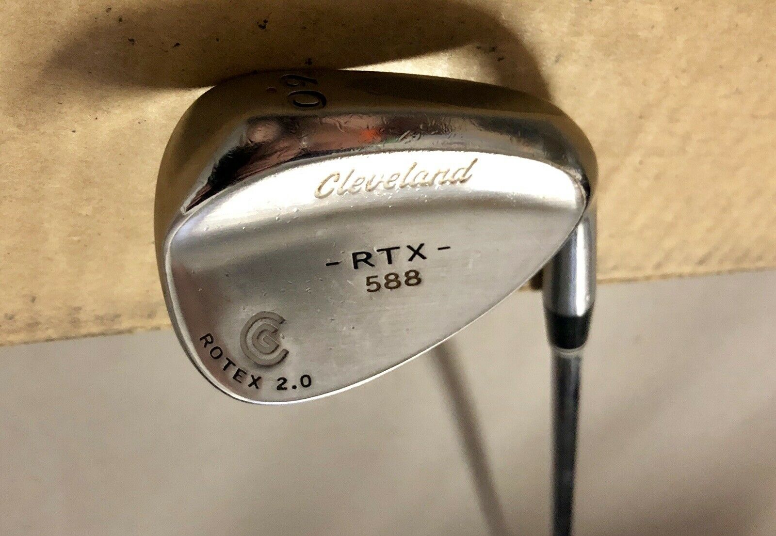 Cleveland 588 RTX Rotex 2.0 Face Satin Wedge 60*-06 Wedge