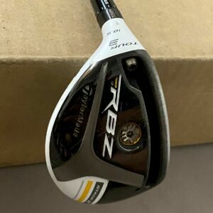 LH TaylorMade RBZ Stage 2 Tour 3 Hybrid 18.5* 80g Stiff Flex Graphite Golf Club