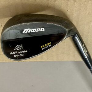 Mizuno MP Series Raw Black Ox Forged Wedge 54*-09 Rifle Steel Flex Steel Golf