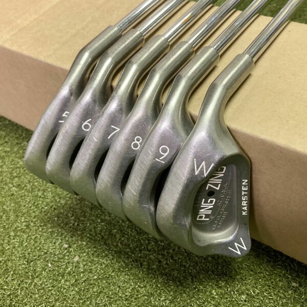 Right Handed Ping Black Dot Zing Irons 5-PW JZ Stiff Flex Steel Golf Club Set