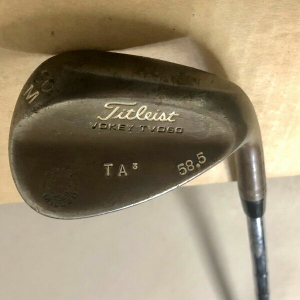 Titleist Vokey TVD 2008 Prototype M Grind Wedge 58.5* X-Stiff Flex Steel Golf